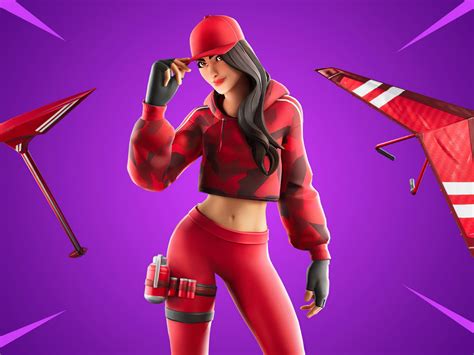 Desktop Wallpaper Fortnite Chapter 2 Ruby Red Outfit