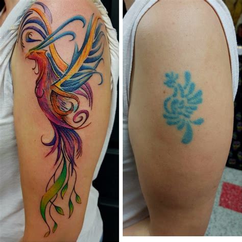 Phoenix Cover Up By Dee Inkslinger Done At Custom Ink Tattooing