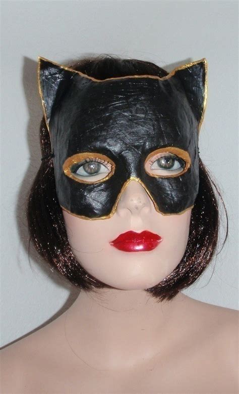 Catwoman Mask · A Mask · Papercraft And Papier Mâché On Cut Out Keep