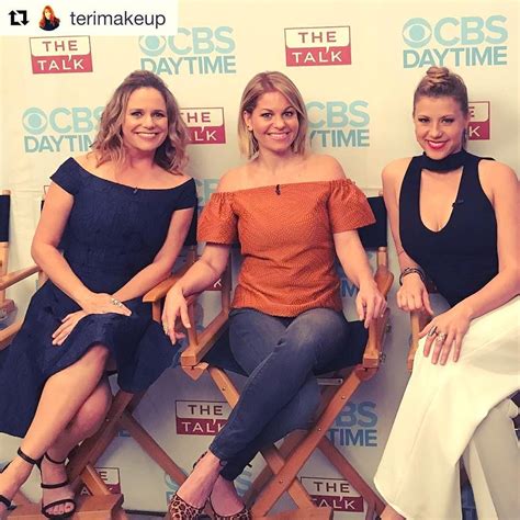 Andrea Barber Candace Cameron Bure And Jodie Sweetin Cbs Daytime