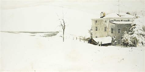 Andrew Wyeth 1917 2009 Heavy Snow Christies