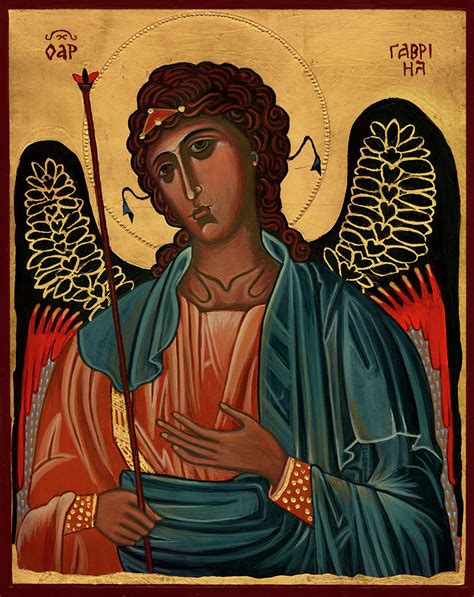 Archangel Gabriel Painting By Connie Wendleton