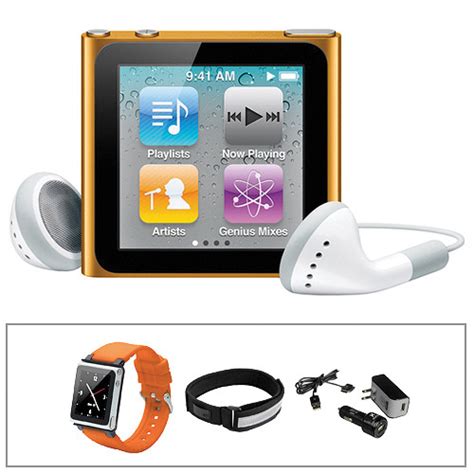 Apple Ipod Nano 16gb 6th Generation Kit Orange Bandh Photo