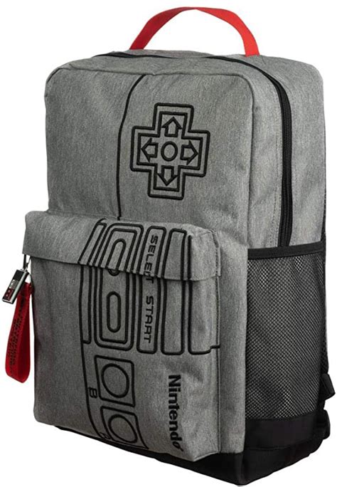 Nintendo Video Game Controller Grey Backpack Square Backpack
