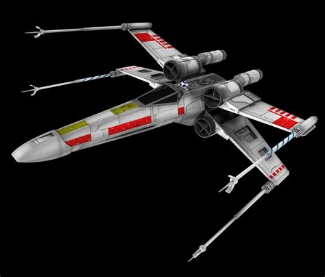 3d Star Wars X Wing Fighter Model