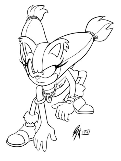 Sonic Boom Sticks Coloring Pages Yamato Wallpaper