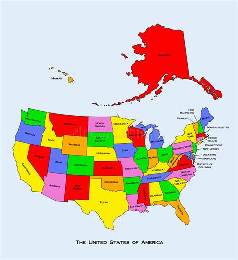 Us Map With Alaska To Scale