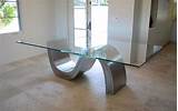 Stainless Steel Table Base For Glass Top Images