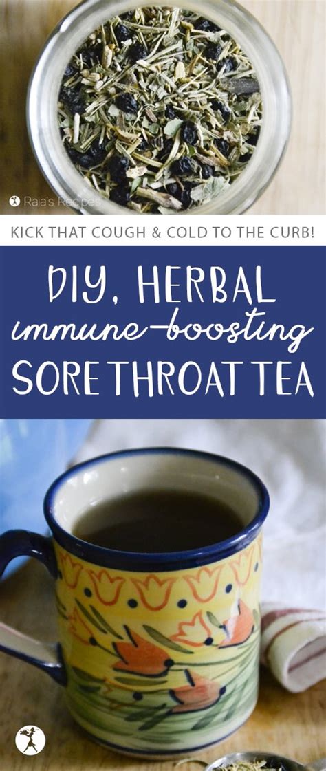 Diy Herbal Immune Boosting Sore Throat Tea Kid Friendly