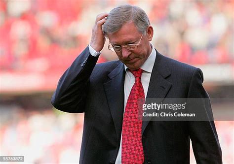 Sir Alex Ferguson Sad Photos And Premium High Res Pictures Getty Images