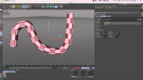 Animating A Texture Along The Surface Of An Object In Cinema 4d Youtube