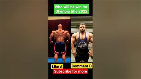 Who Will Be Win Mr Olympia Title 🏆 2022 Hadi Choopan Vs Big Ramy 🔥
