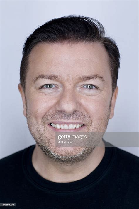 Actor Ricky Gervais Poses For A Portrait Session At The 2009 Toronto
