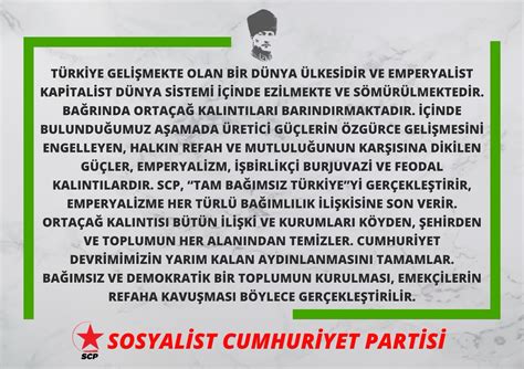 Sosyalist Cumhuriyet Partisi Ehitkamil On Twitter Rt Scpresmi