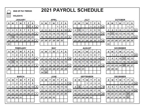 Download or customize these free printable monthly calendar templates for the year 2021 with us holidays. 2021 Pay Periods Calendar