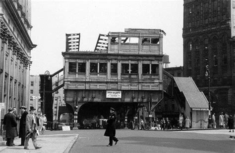 Third Avenue El Demolition Unknown Location 1955 Photo By Vivian Cherry