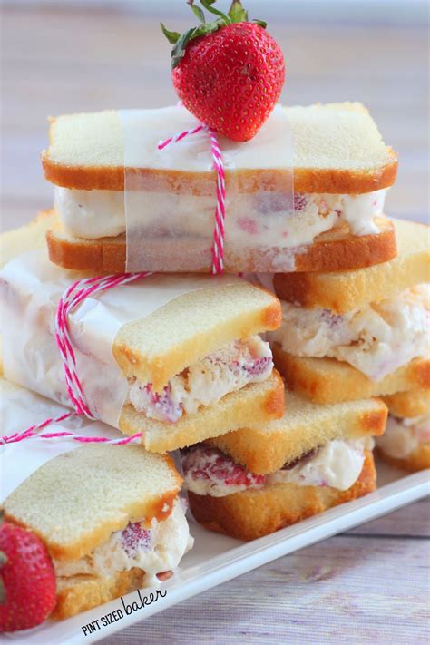 It comes with a candle, so it gives you a reason to celebrate your bday even when it's. Strawberry Shortcake Ice Cream Sandwiches - Pint Sized Baker