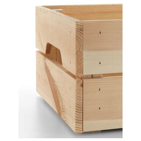 Be the first to review 3x kallax wooden crates ikea closet cancel reply. KNAGGLIG Box - pine 9x12 ¼x6 " (With images) | Ikea ...