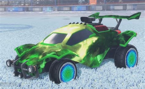 Rocket League Lime Octane Design With Mainframe And Lime Tri 2050