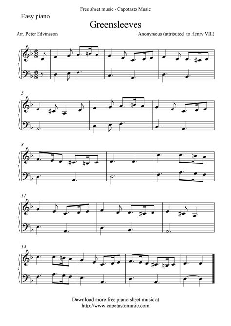 Free Printable Classical Sheet Music For Piano Free Printable