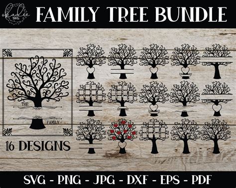 Download Family Tree SVG Tree SVG Tree Silhouette SVG Family Tree | Etsy in 2020 | Tree svg, Family tree ...