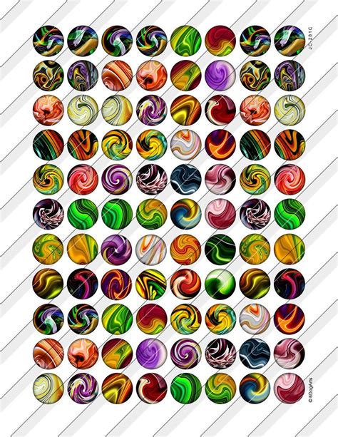 Marbles Digital Collage Sheets Printable Images For You To