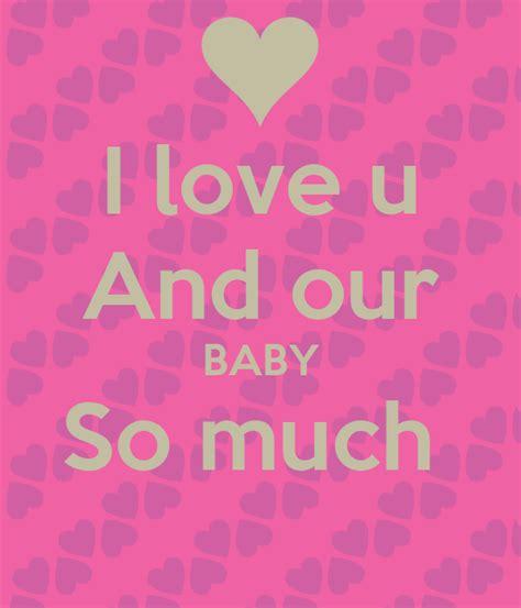 I Love U And Our BABY So Much KEEP CALM AND CARRY ON Image Generator