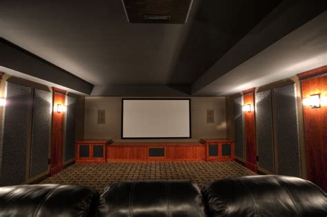 Custom Home Theater Contemporary Home Theater