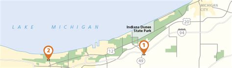 Maps Indiana Dunes National Park Us National Park