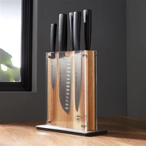 schmidt brothers  piece carbon  knife block set