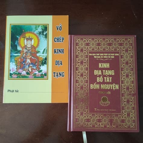 Mã Bmlt35 Giảm đến 35k đơn 99k Sách Combo 2 Quyển Kinh Địa Tạng Bồ