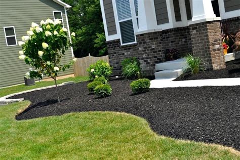 Image Result For Black Mulch Landscaping Ideas Mulch Landscaping