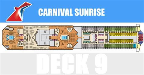 Carnival Sunrise Deck 9 Activities Deck Plan Layout