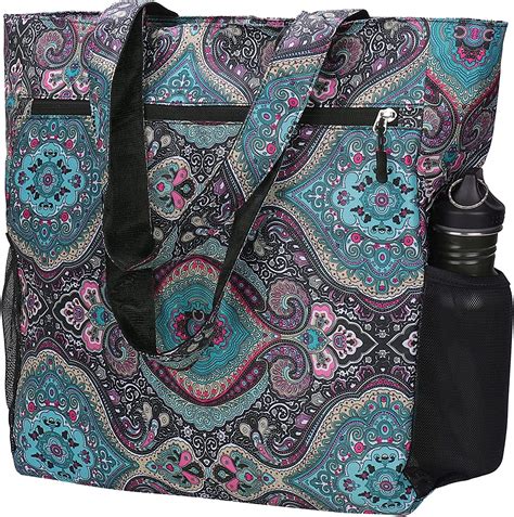 Floral Beach Bags for Women Extra Large Swimming Tote Bag Travel Gym Foldable Waterproof ...