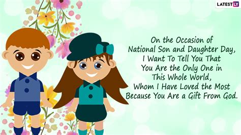 National Son And Daughter Day 2022 Wishes And Hd Images Celebrate The