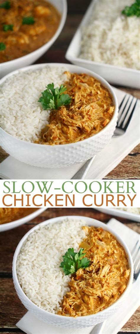 You can make it with a simple white rice and call it a day. Slow-Cooker Chicken Curry | Recipe | Slow cooker chicken ...