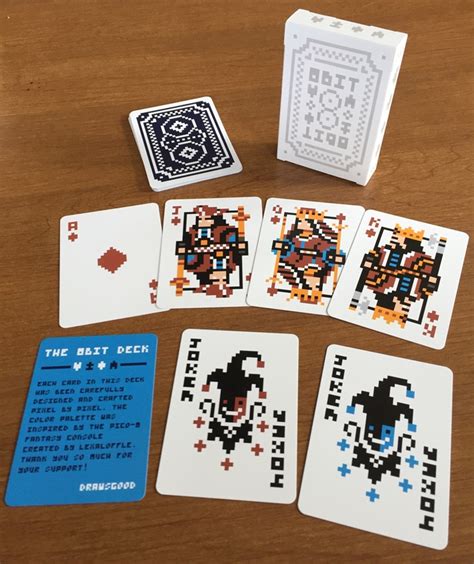 The 8bit Deck A Pixel Art Playing Card Deck — Tools And Toys