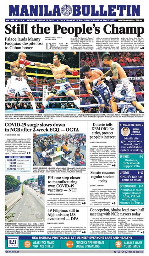 manila bulletin manila bulletin headline for today facebook