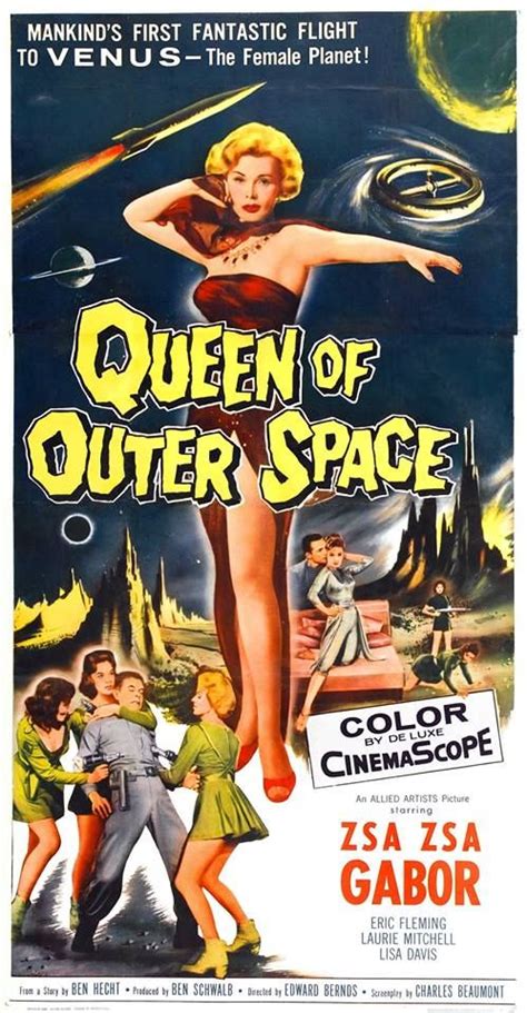 queen of outer space 1958 is a cinema trash classic with zsa zsa gabor who falls in love with