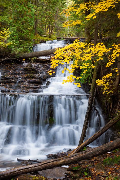 Both sets are located near lake superior in the eastern upper peninsula of. Waterfall in Upper Peninsula Michigan Photo | Nature Photos
