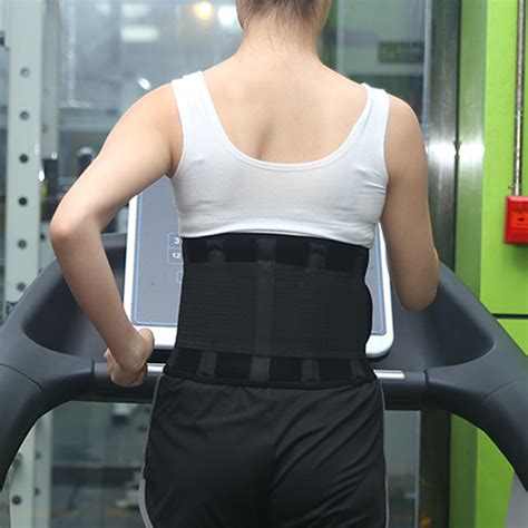 Generic Medical Back Brace Waist Belt Spine Super Support Men Women Breathable Lumbar Corset