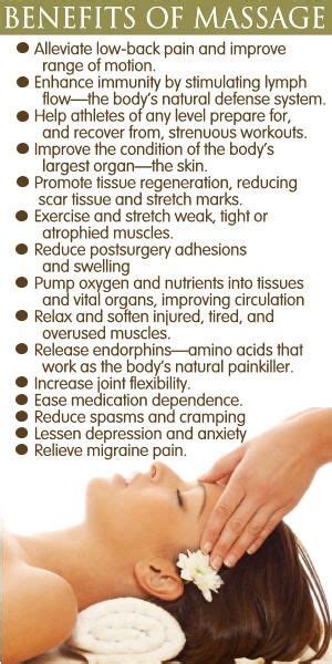The Health Benefits Of Massage Love Massage Massage Tips Massage