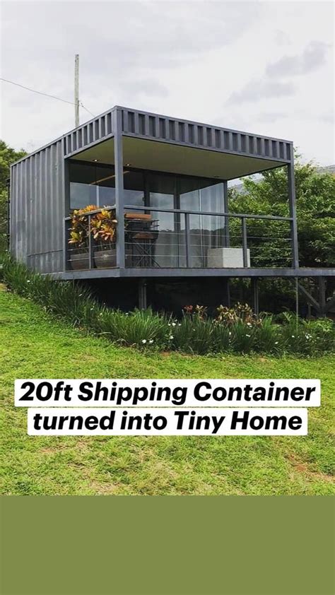 20ft Shipping Container Turned Into Tiny Home Container House Plans