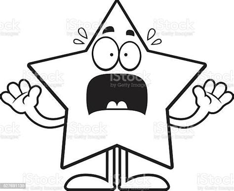 Scared Cartoon Star Stock Illustration Download Image Now Istock