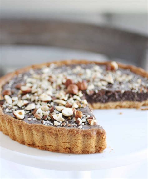 Chocolate Hazelnut Nutella Tart A Dreamy Dessert To Make Recipe