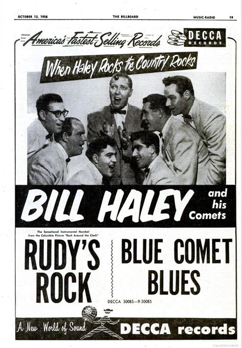 Rock And Roll Newspaper Press History Bill Haley Rudys Rock Record