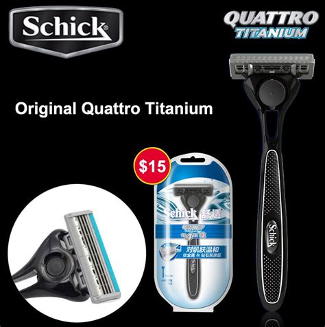 Find many great new & used options and get the best deals for schick quattro titanium blade 4 cincotta chemist at the best online prices at ebay! Original Genuine Schick Quattro 4 Titanium comfortable ...