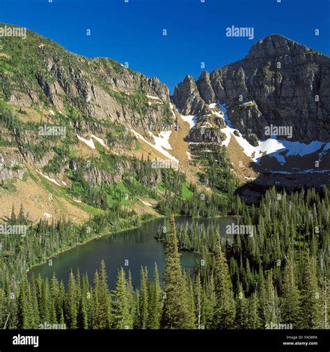 Mollman Lake In The Mission Mountains Wilderness Near Ronan Montana