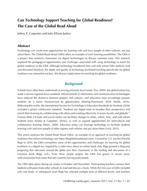 Full Text Paper Pdf Can Technology Support Teaching For Global