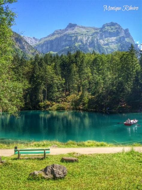 Veja mais ideias sobre paisagem de montanha, o turista, montanhas nevadas. Blausee, um lago especial na Suiça | Lindas paisagens ...